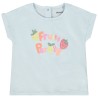 T-shirt manches courtes fantaisie forme boîte pour bébé fill