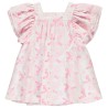 Robe manches courtes en broderie anglaise pour bébé fille