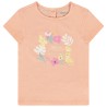 T-shirt manches courtes à motif pailleté pour bébé fille