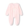 Dors-bien en velours patch montgolfière pour bébé fille prém