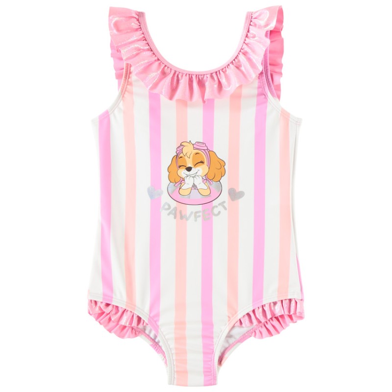 Maillot de bain 1 pièce à volants Stella Pat'Patrouille fill