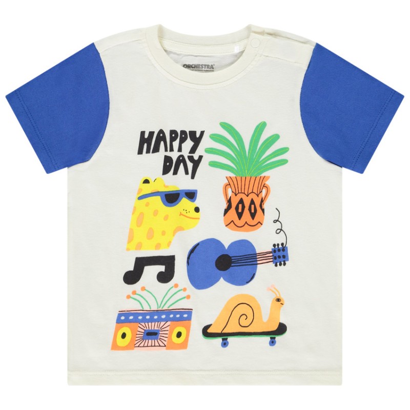 T-shirt manches courtes fantaisie pour bébé garçon