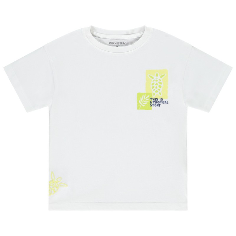 T-shirt manches courtes motifs tortues garçon