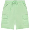 Bermuda uni avec poches pour bébé garçon