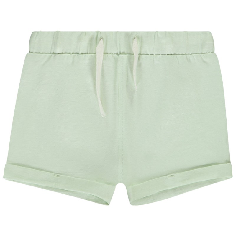 Short uni avec taille élastiquée pour bébé fille