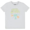 T-shirt manches courtes print embossé pour bébé garçon