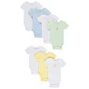 Lot de 7 bodies manches courtes fantaisies pour bébé
