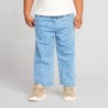 Jean large imprimé fleurs pour bébé fille
