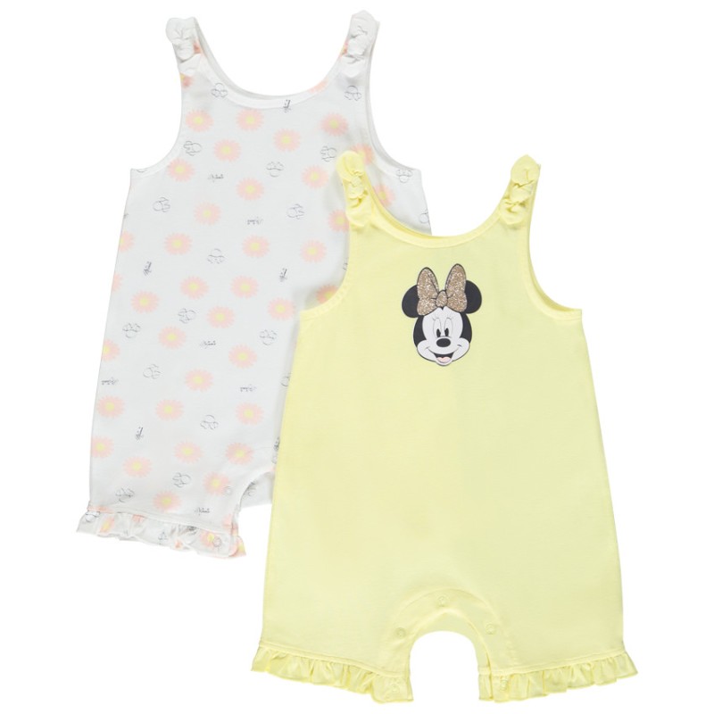 Lot de 2 combinaisons courtes Minnie Disney fantaisie pour b