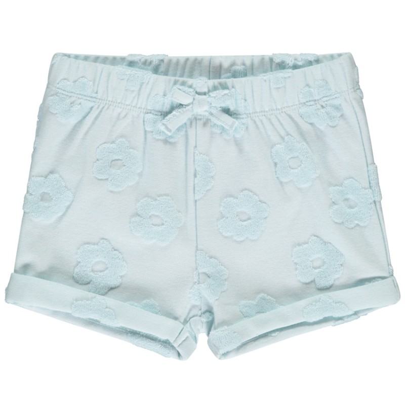 Short avec motif en éponge effet dévorée pour bébé fille
