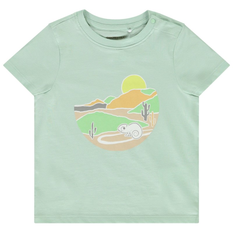 T-shirt manches courtes print fantaisie pour bébé garçon