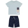 Ensemble t-shirt manches courtes + short imprimé pour garçon