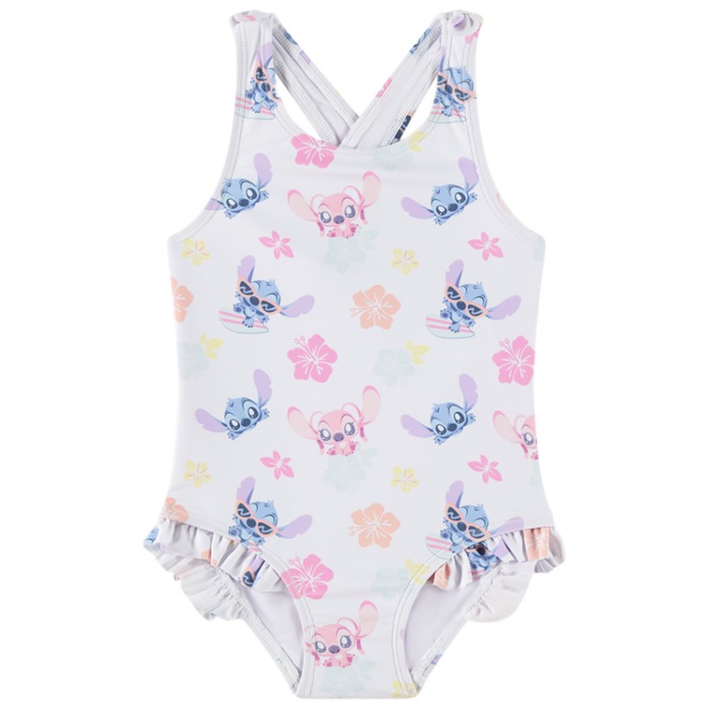 Maillot de bain 1 pièce Stitch & Angel Disney pour bébé fill