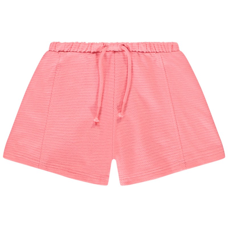 Short en jersey fantaisie uni fille