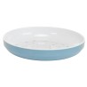 Assiette en mélamine imprimé cœurs bleu