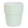 Gobelet en mélamine motif cœurs vert
