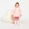 Parka gomme à couleur changeante imprimé cœurs pour bébé fil