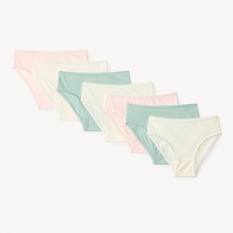Lot de 7 culottes unies fille