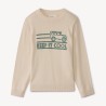 Pull en tricot printé garçon