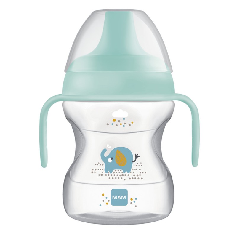 Tasse d’apprentissage décorée avec poignée 6m+ 190 ml