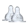 Set de 2 tétines en silicone 3 vitesses - Initiation +