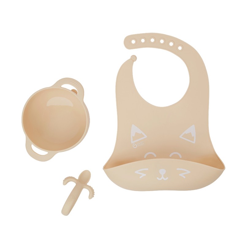 Coffret repas en silicone FIRST'ISY 6-12 mois - Renard