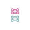 Lot de 2 sucettes en silicone 2/6M - Comfort Rose