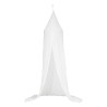 Ciel de lit en gaze de coton Blanc