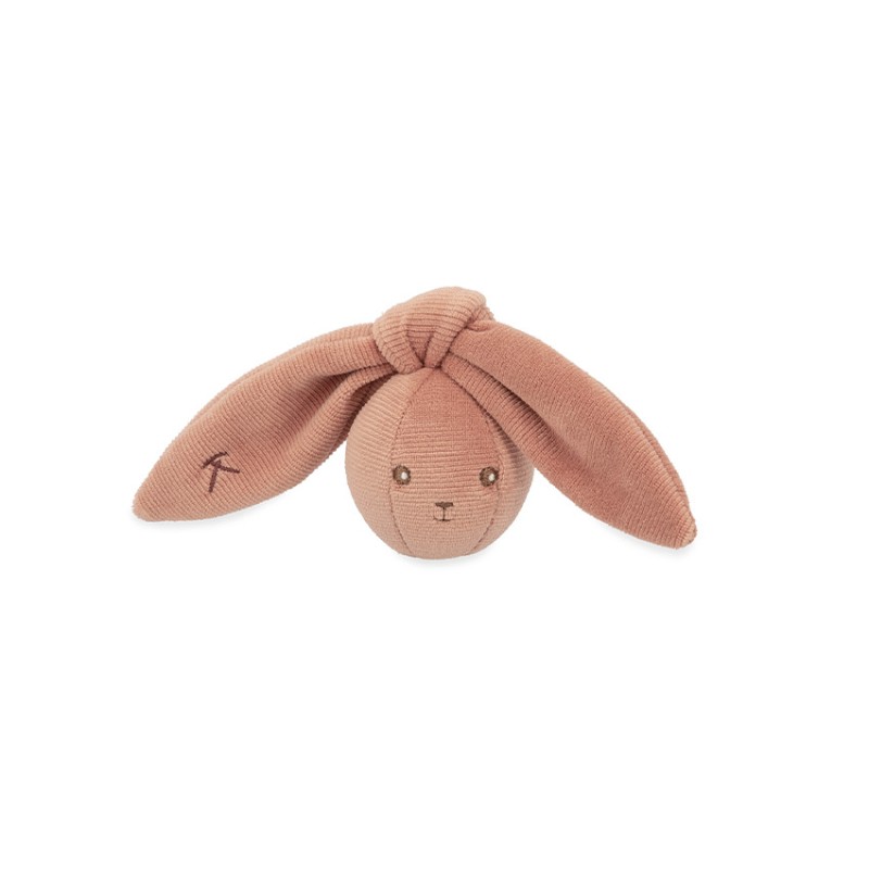Lapinoo balle hochet terracotta 6 cm