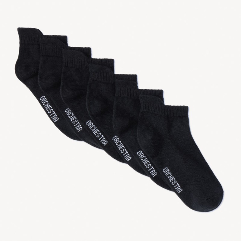 Lot de 6 paires de chaussettes unies garçon