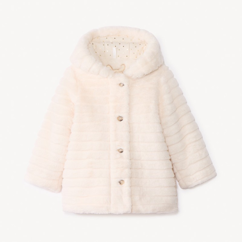 Manteau spécial Grand Froid en fausse fourrure pour bébé fil