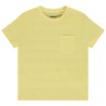 T-shirt manches courtes uni effet bandes texturées garçon