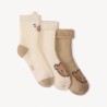 Lot de 3 paires de chaussettes oursons pour bébé