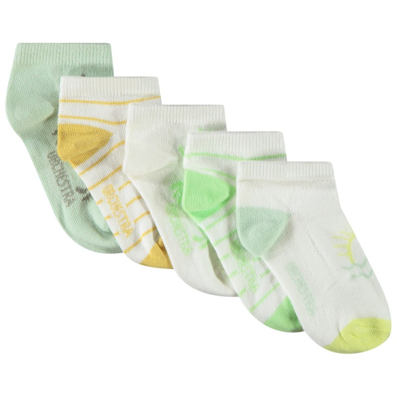 Lot de 5 paires de chaussettes fantaisie pour bébé garçon