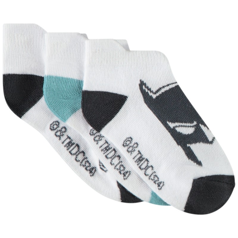 Lot de 3 paires de chaussettes courtes Batman Warner garçon