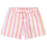Short en tubique rayé fille