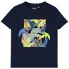 T-shirt manches courtes uni fantaisie dinosaure garçon