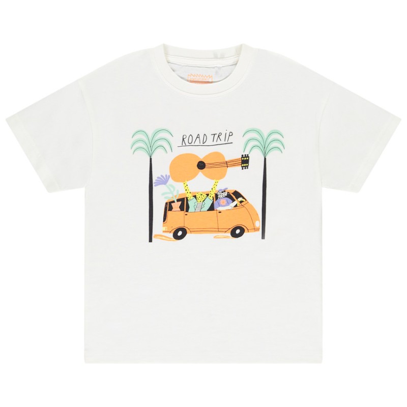 T-shirt manches courtes avec print road trip garçon
