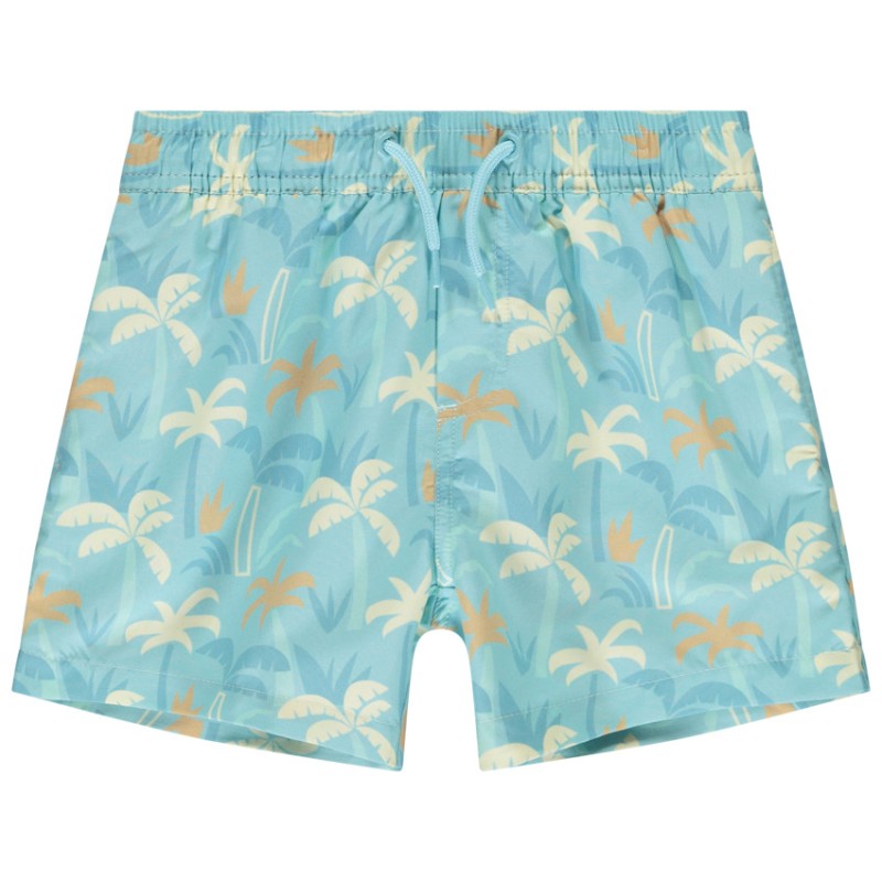 Short de bain imprimé palmiers garçon