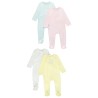 Lot de 4 dors-bien fantaisie en jersey pour bébé fille