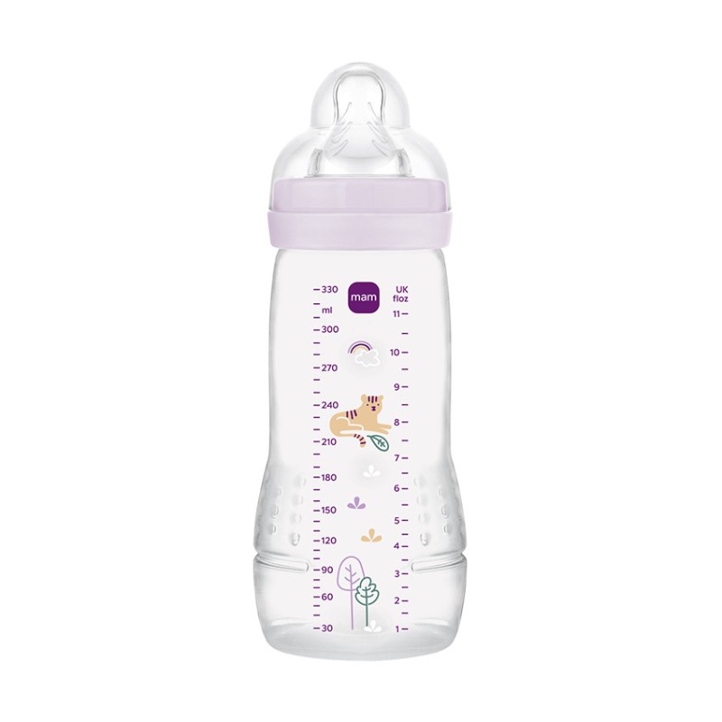 Biberon Easy Active débit rapide 330ml lilas
