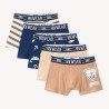 Lot de 5 boxers fantaisies garçon