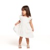 Robe manches courtes en broderie anglaise pour bébé fille