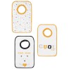 Lot de 3 bavoirs à enfiler à motifs fantaisie