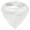 Bavoir forme bandana en coton