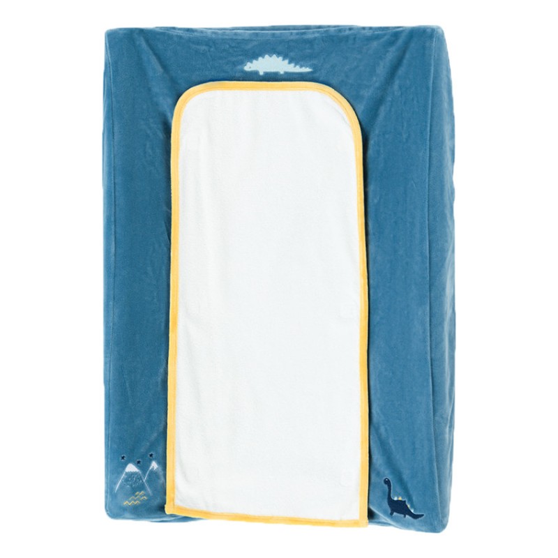 Housse de matelas à langer en polyester Mes amis les dinos
