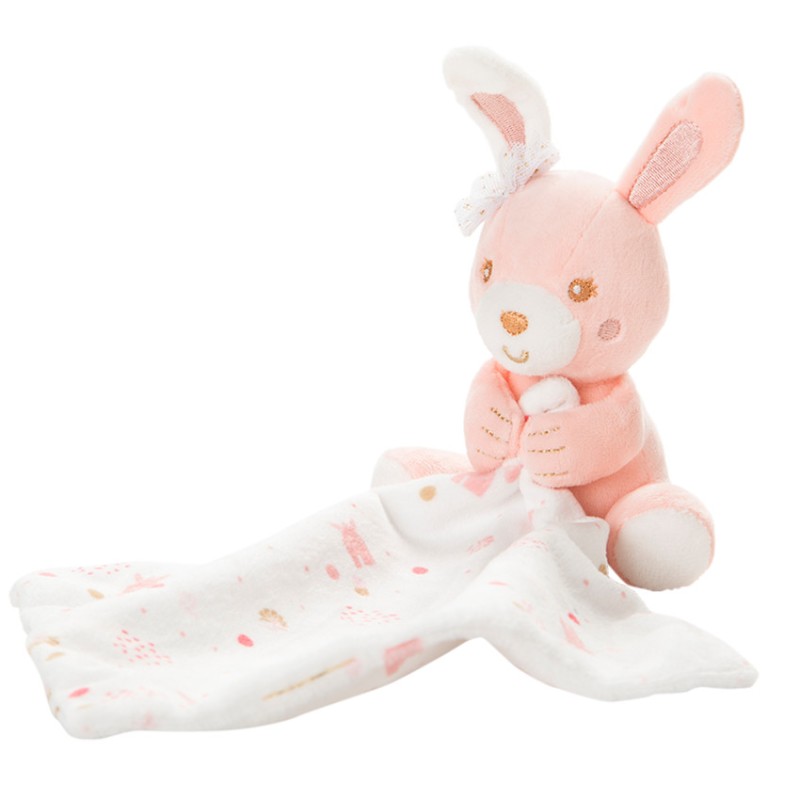 Doudou mouchoir lapin