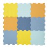 Tapis de dalles en mousse texturées 90 x 90 cm