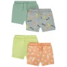 Lot de 4 bermudas fantaisie pour bébé garçon