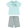 Ensemble 2 pièces avec bermuda fantaisie pour bébé garçon